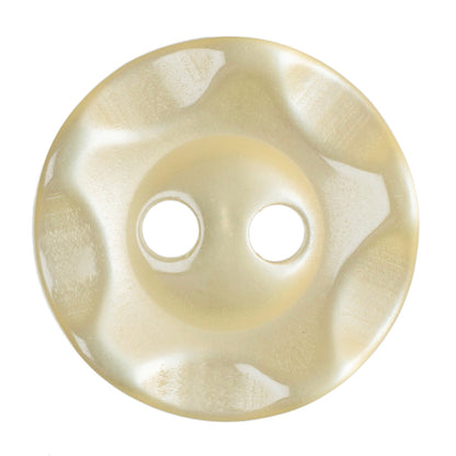 Hemline Buttons 13.75mm - Pack of 6 (Choice of 7) - Yellow