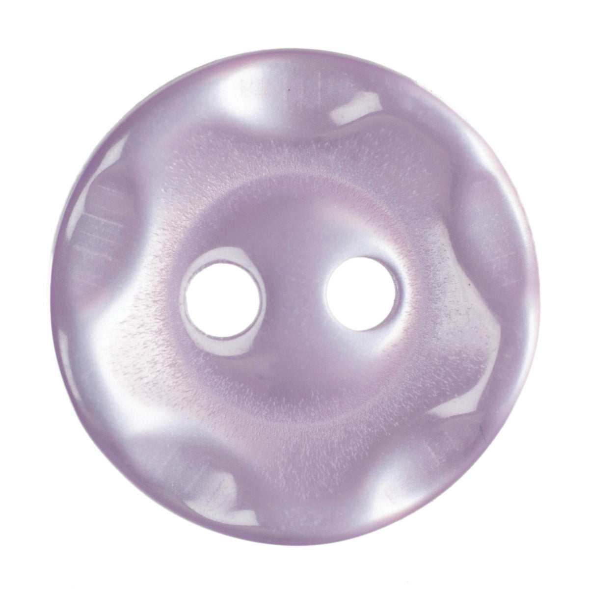 Hemline Buttons 13.75mm - Pack of 6 (Choice of 7) - Lilac