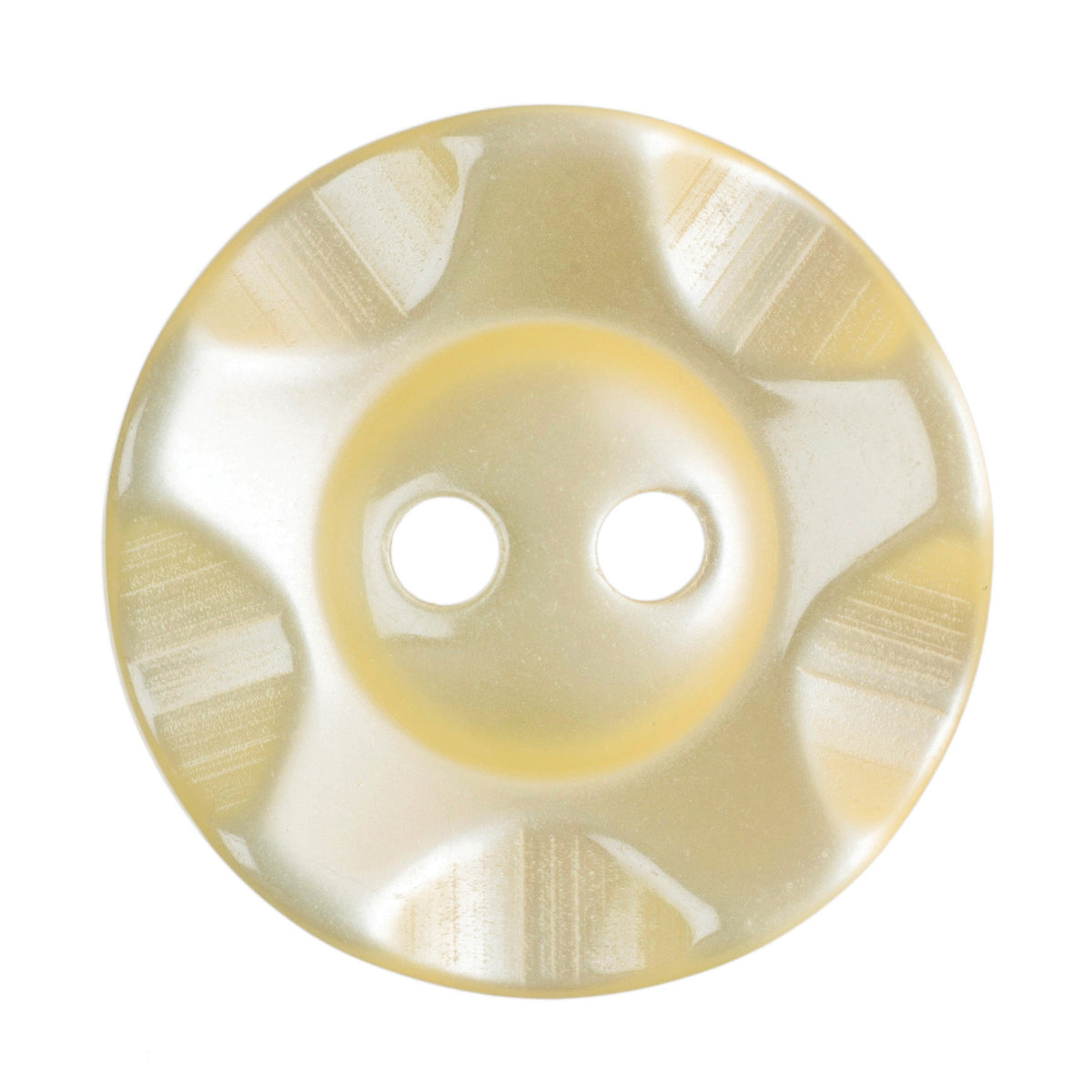 Hemline Buttons 16.25mm Style B - Card of 4 - Yellow