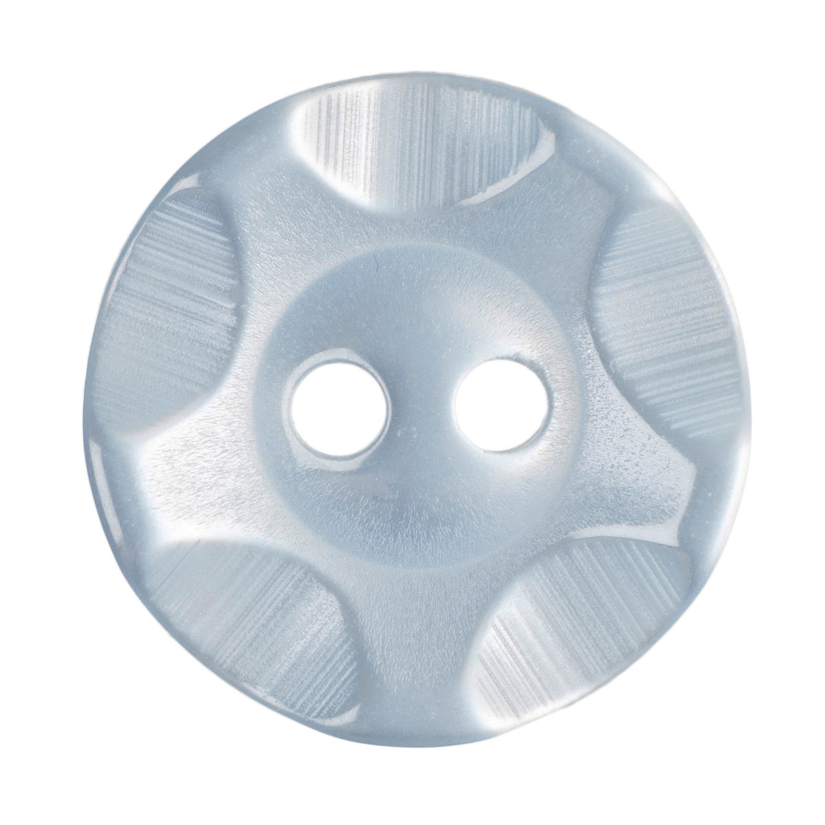 Hemline Buttons 16.25mm Style B - Card of 4 - Baby Blue
