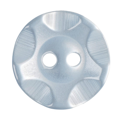 Hemline Buttons 16.25mm Style B - Card of 4 - Baby Blue