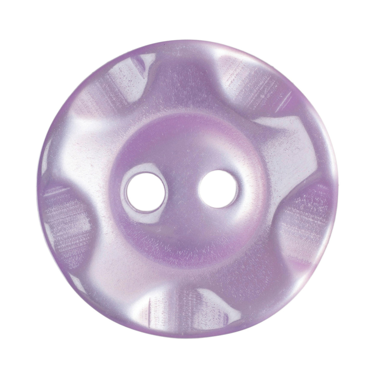 Hemline Buttons 16.25mm Style B - Card of 4 - Lilac