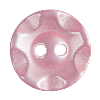 Hemline Buttons 16.25mm Style B - Card of 4 - Pink