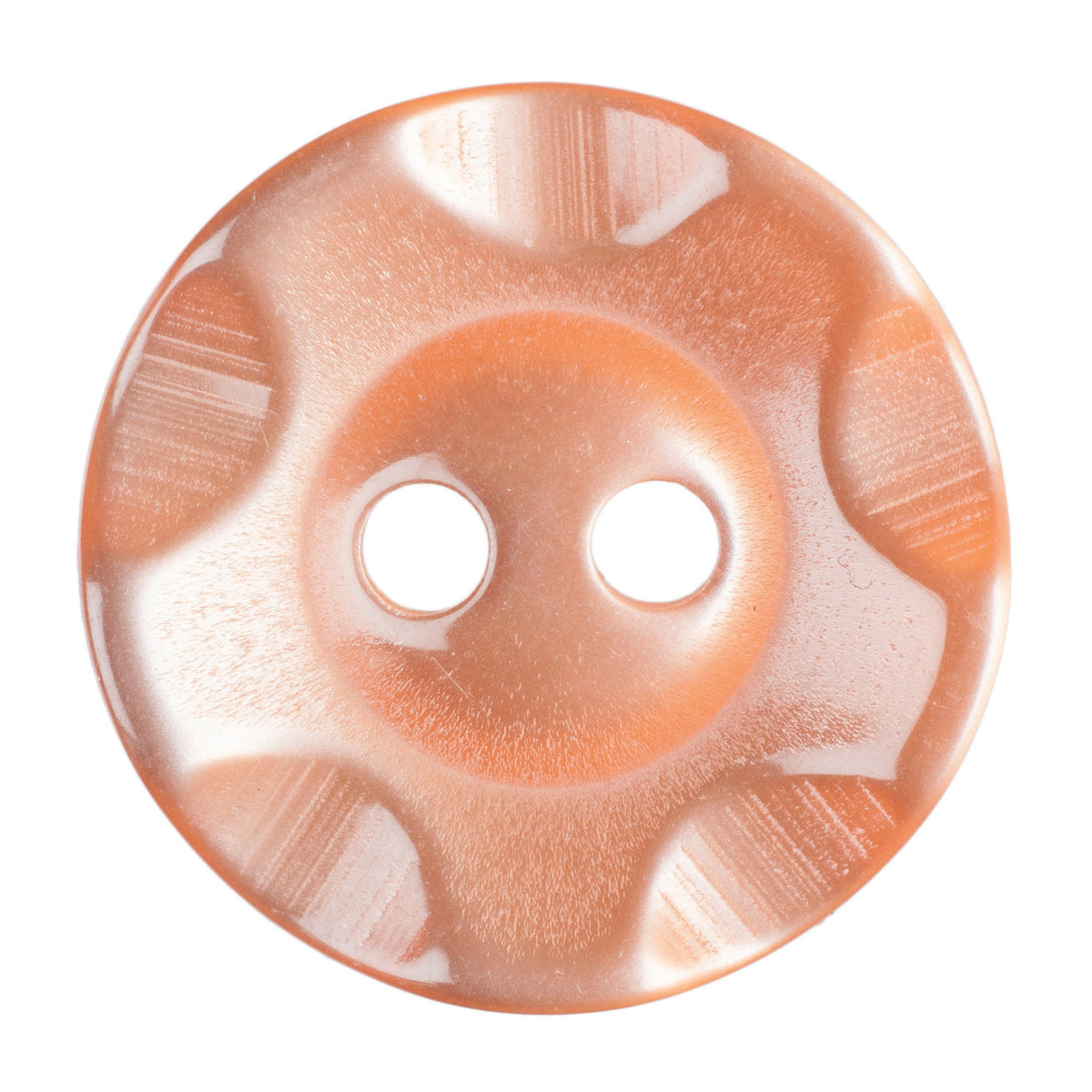 Hemline Buttons 16.25mm Style B - Card of 4 - Orange