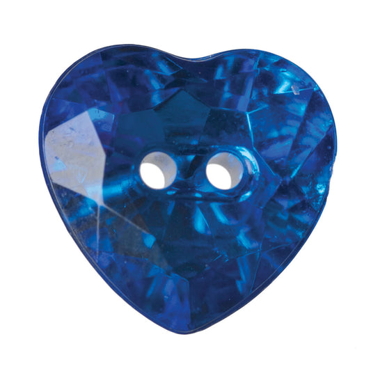 Hemline Buttons 12mm - Pack of 5 (Choice of 3) - Royal Blue