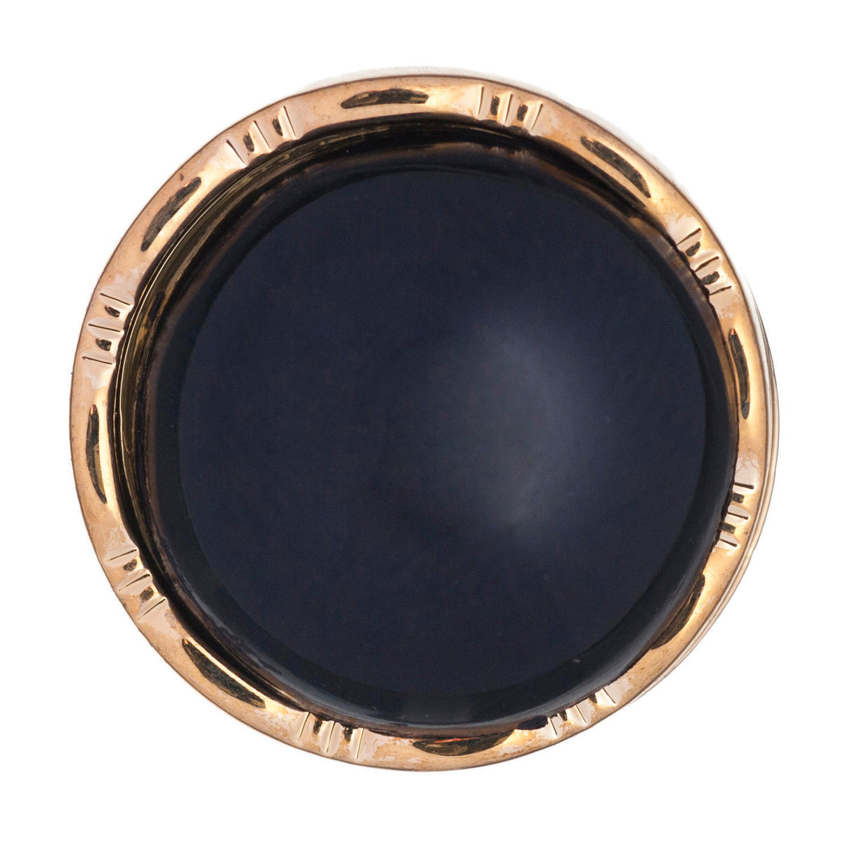 Hemline Buttons 17.5mm Style D - Card of 3 - Black