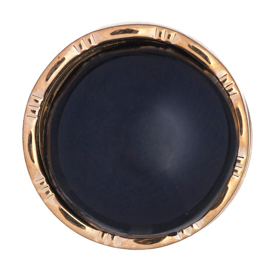Hemline Buttons 17.5mm Style D - Card of 3 - Black