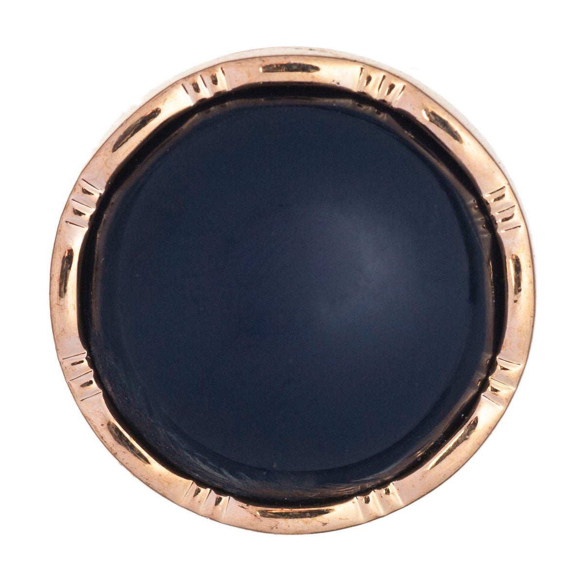 Hemline Buttons 17.5mm Style D - Card of 3 - Navy