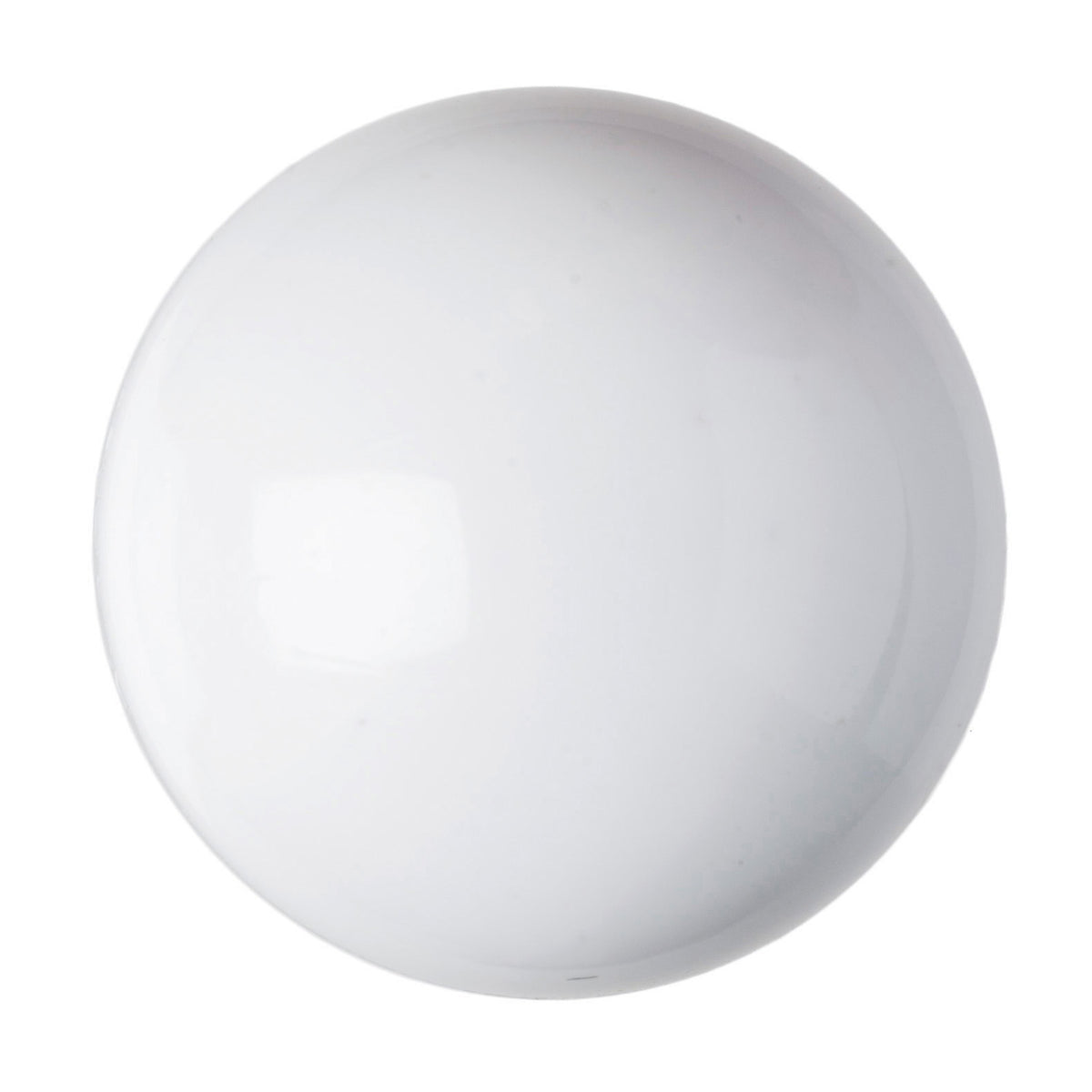 Card of 2 white Hemline 22.5mm buttons
