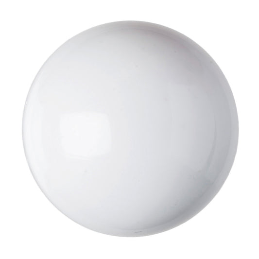 Card of 2 white Hemline 22.5mm buttons