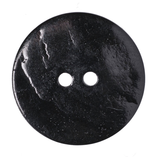 Hemline Buttons 17.5mm Style E - Card of 4 - Black
