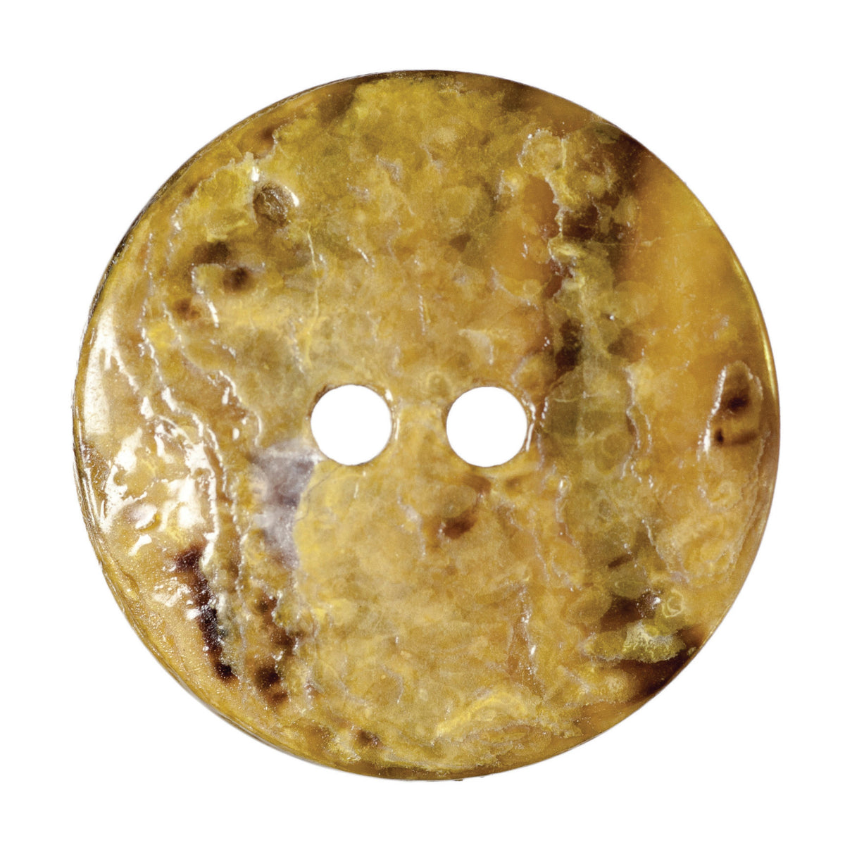 Hemline Buttons 17.5mm Style E - Card of 4 - Yellow