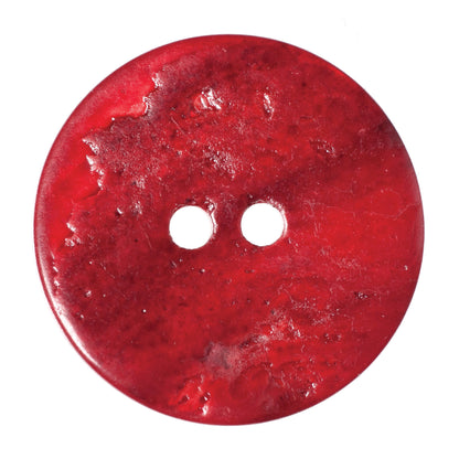 Hemline Buttons 17.5mm Style E - Card of 4 - Red