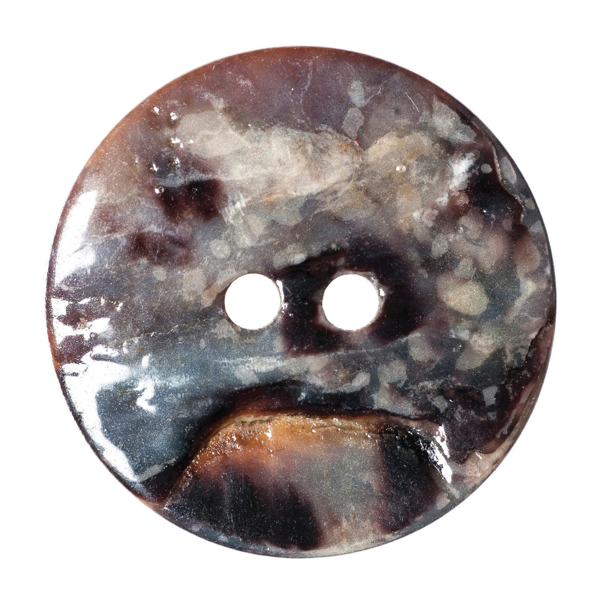 Hemline Buttons 17.5mm Style E - Card of 4 - Natural