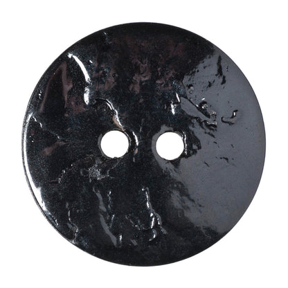 Hemline Buttons 20mm Style E - Card of 3 - Black