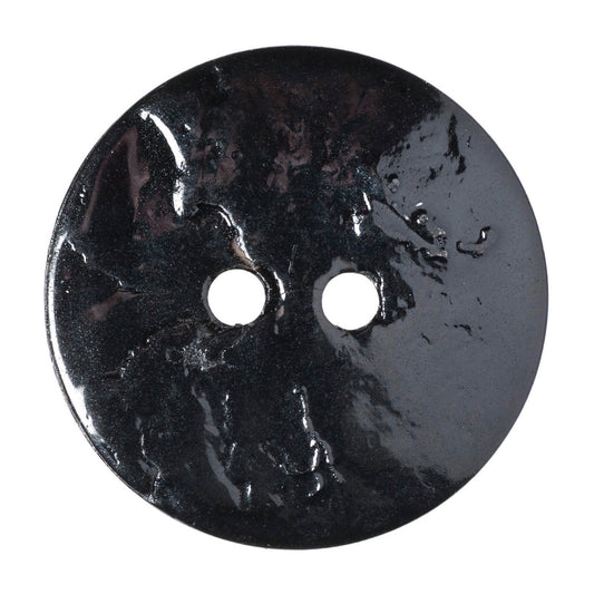 Hemline Buttons 20mm Style E - Card of 3 - Black