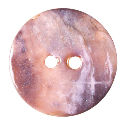 Hemline Buttons 20mm Style E - Card of 3 - Bone