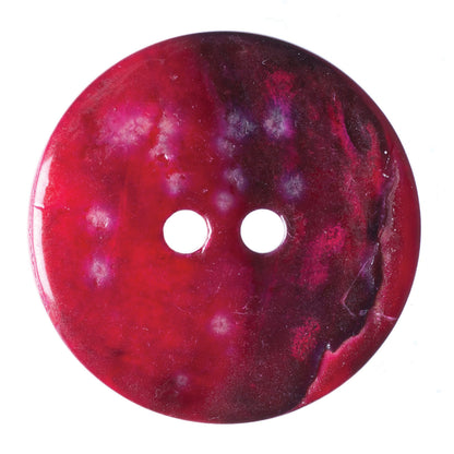 Hemline Buttons 20mm Style E - Card of 3 - Fuchsia