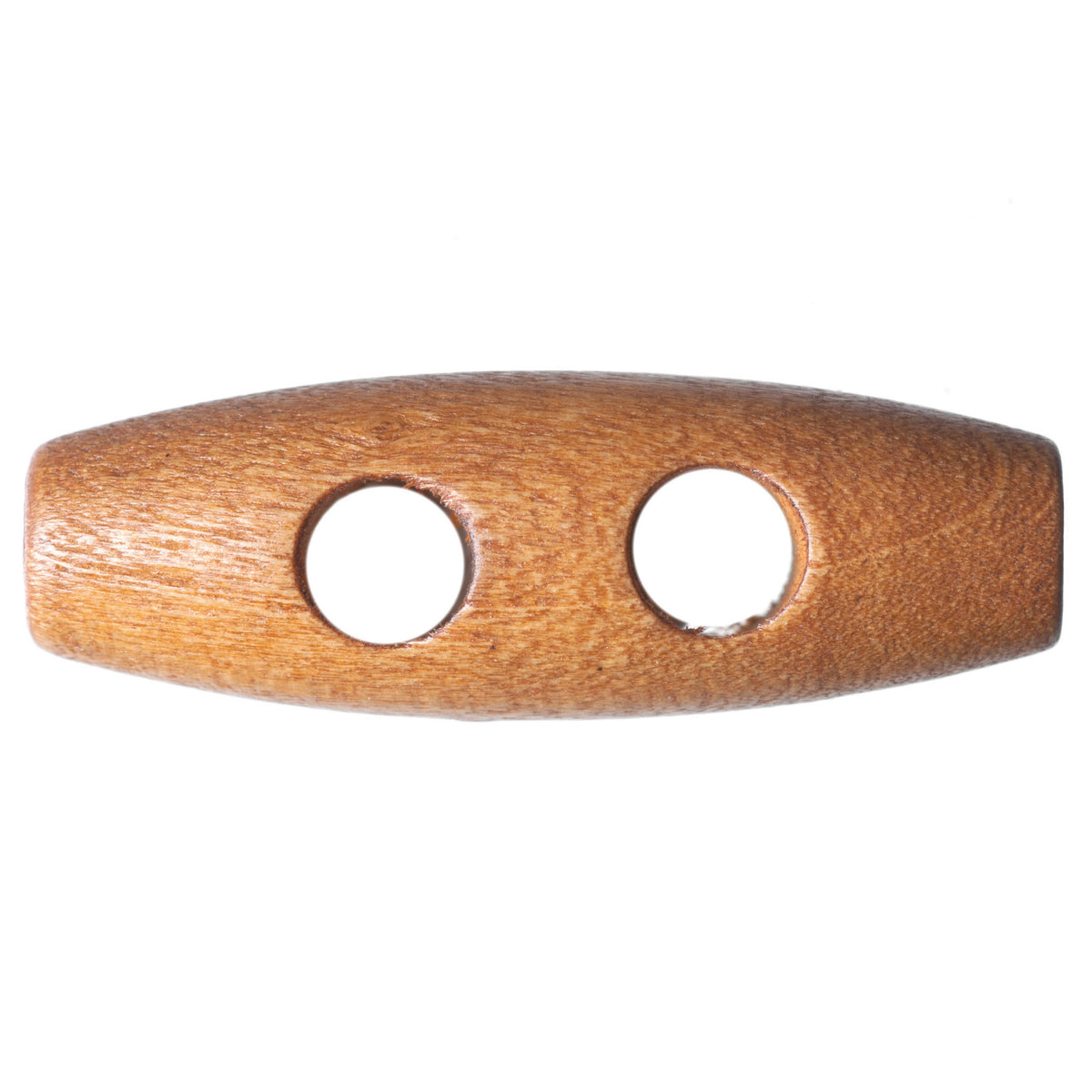 Card of three 30mm wooden toggle buttons