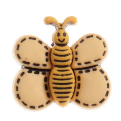 Hemline Bee Novelty Buttons 19mm - Pack of 4