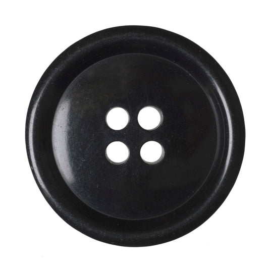 Dark blue rimmed four hole button