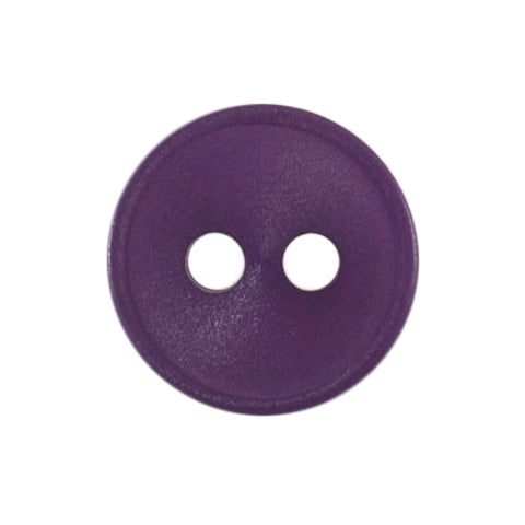 Hemline Nylon 2-Hole Buttons 11.4mm - Pack of 8 - Purple