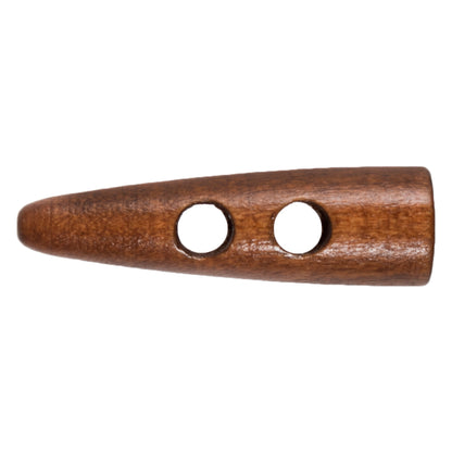 Hemline Large Wooden Toggle Buttons - Pack of 3 - 485073