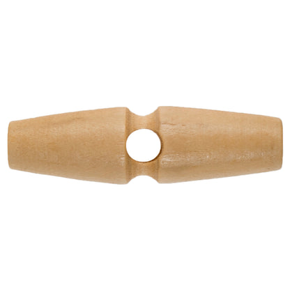Hemline Large Wooden Toggle Buttons - Pack of 3 - 504003