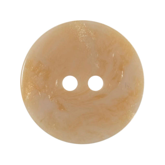 Card of seven cream 2 hole buttons