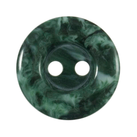 Card of eight green 2 hole buttons