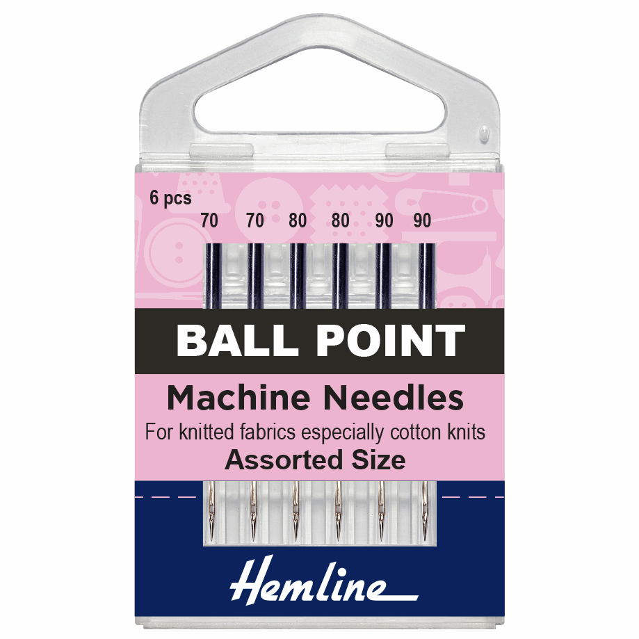 Singer Ball Point Needles Ball Point Sewing Machine Needles - Assorted 6 Pack – Singer Sewing Outlet