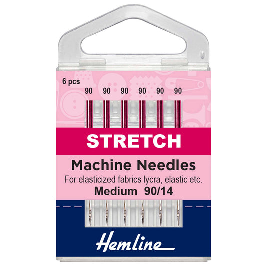 Pack of Hemline stretch sewing machine needles