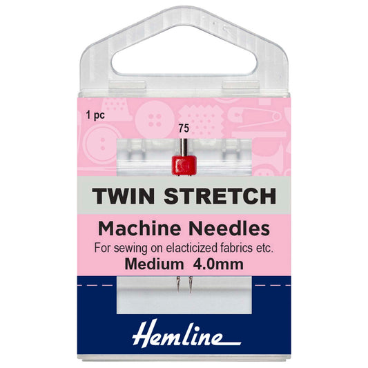 Hemline stretch twin sewing machine needle 4mm in its pack