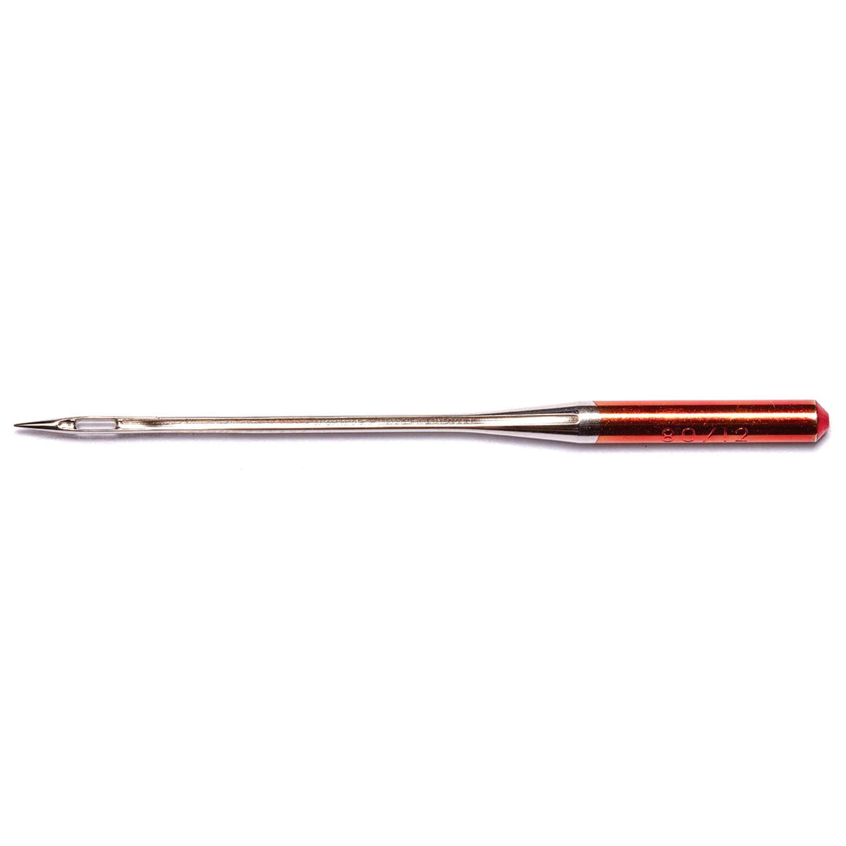 Pack of six Hemline top stitch sewing machine needles size 80/12