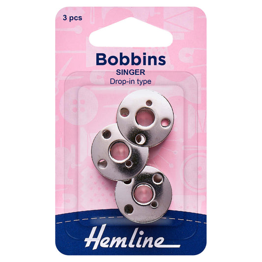 Hemline Class 66K metal bobbin for Singer machines