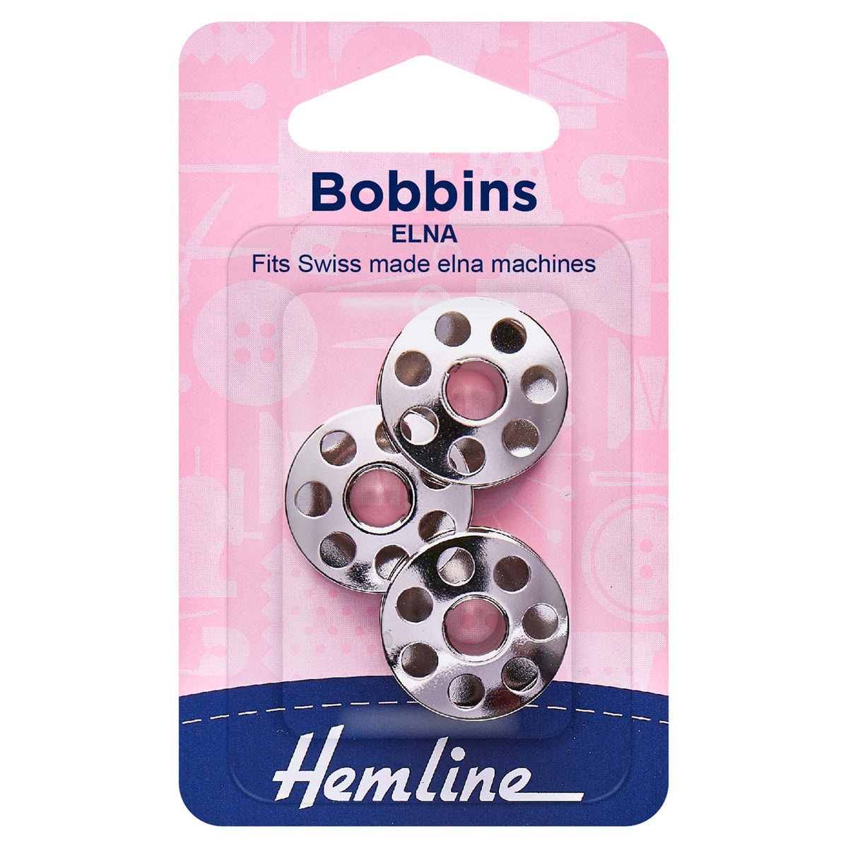 Hemline metal bobbin for Elna sewing machines