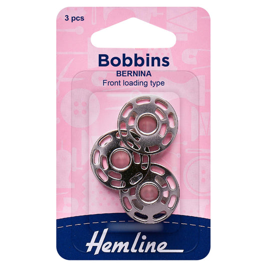 Hemline 8 hole metal bobbin for Bernina machines