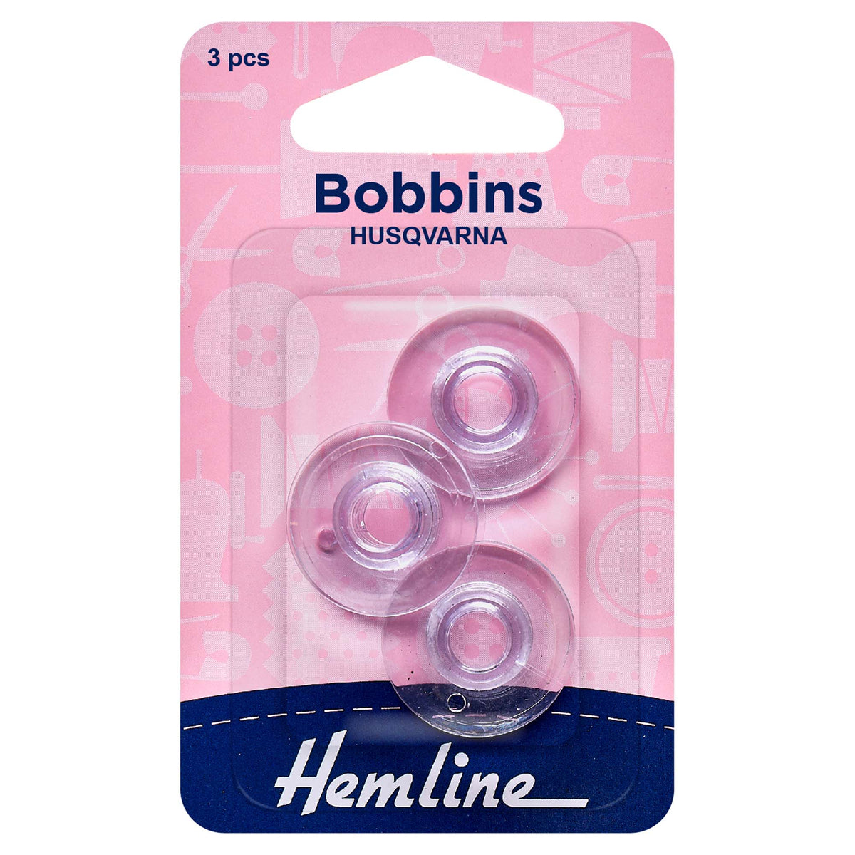 Hemline plastic bobbin for older Husqvarna Viking machines