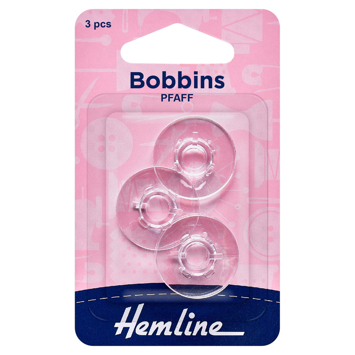 Hemline plastic bobbin for Pfaff sewing machines