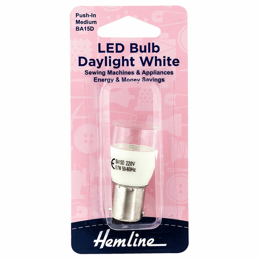 Hemline Bayonet LED Sewing Machine Bulb - Medium 220V