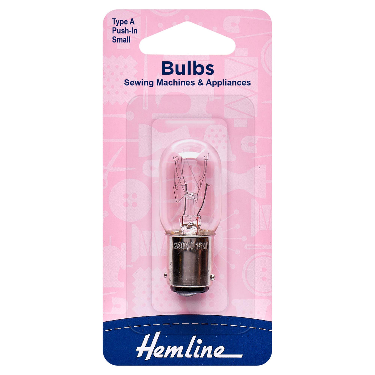 Hemline small bayonet sewing machine light bulb