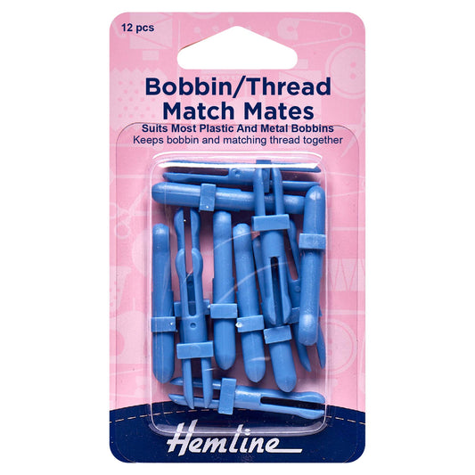 Hemline Bobbin Match Mates holding bobbins with thread spools