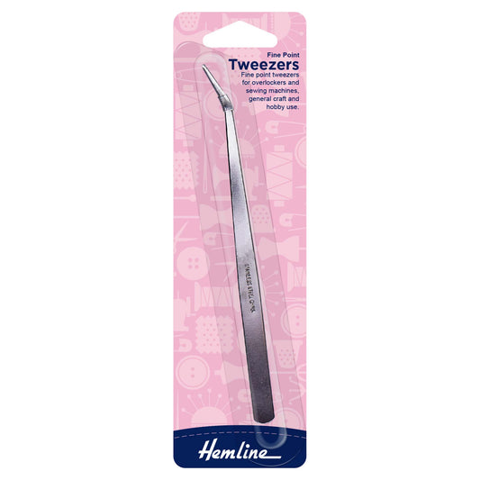 Pair of Hemline long fine point tweezers