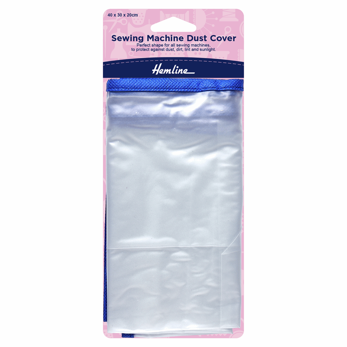 Hemline Sewing Machine Dust Cover - 40 x 30 x 20cm