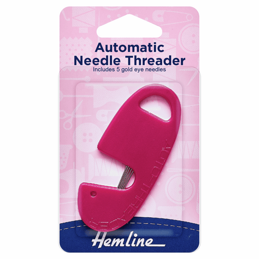 Hemline Automatic Needle Threader and Needle Case