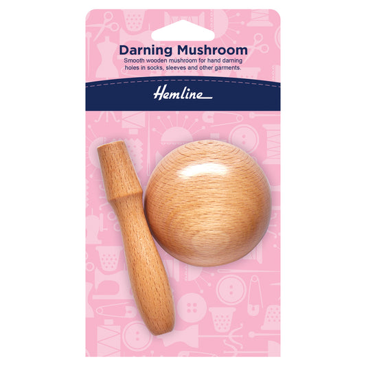 Wooden mushroom darning tool