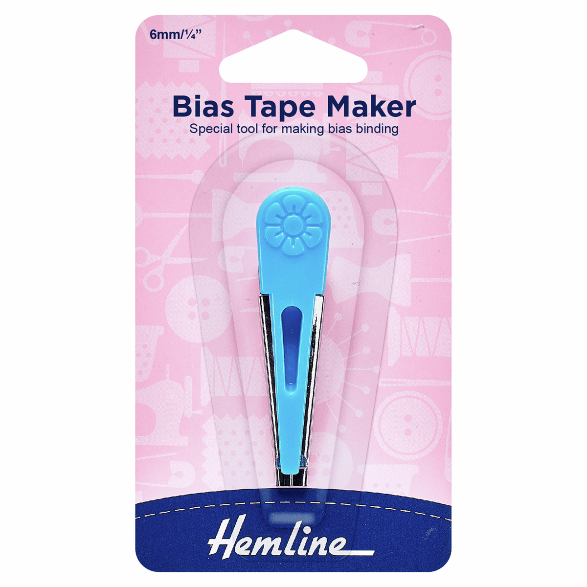 Hemline Small Bias Tape Maker - 6mm
