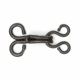 Hemline Black Hook & Eyes - Size 3 (14 Sets)