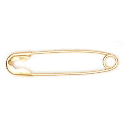 Box of 50 Hemline 23mm brass safety pins