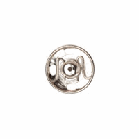 Sew-On Snap Fasteners - 6mm Nickel (Pack of 12)